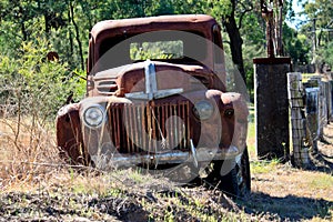 Abandoned Rusty Pickup truck