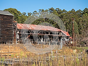 Abandoned Sawmill in Donnelly River Village
