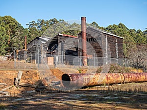 Abandoned Sawmill in Donnelly River Village