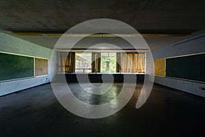 Abandoned School Classroom