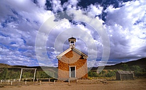 Abandoned schoolhouse