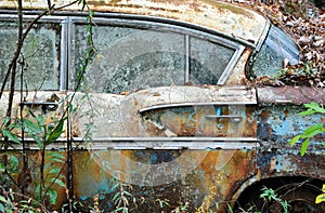 Abandoned Scrap Car