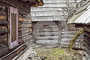 Abandoned settlement Podsip, Slovakia