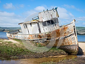 Verlassen schiff 