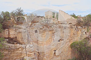 Abandoned silver mine in mineral de pozos, guanajuato, mexico III