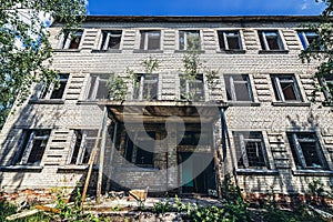 Abandoned Skrunda town in Latvia