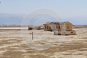 Abandoned small industrial buildings