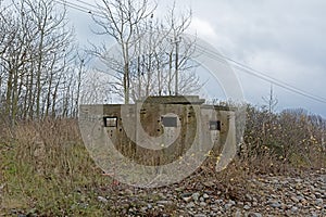 Abandoned soviet bunker on the coast of Paljasaare