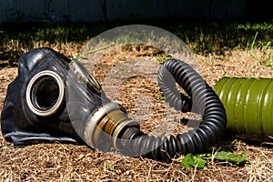 Abandoned Soviet Gas Mask