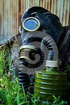 Abandoned Soviet Gas Mask