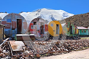 Abandoned Soviet glaciological station