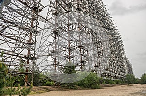 Abandoned Soviet radar facility DUGA