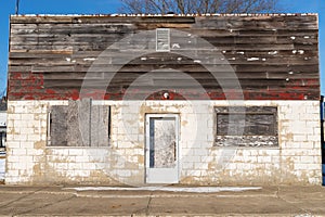 Old abandoned storefront