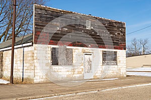 Old abandoned storefront