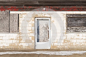 Old abandoned storefront