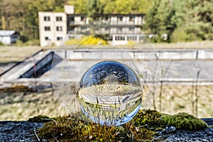 Abandoned summer resort for children, Sklene Teplice, Slovakia