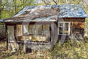 Abandoned summer resort for children, Sklene Teplice, Slovakia