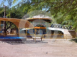 Abandoned swimming pool in san pedro de atacama