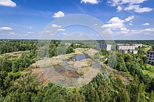 Abandoned town in Latvia