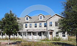 Abandoned townhouse