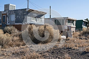 Abandoned trailer park