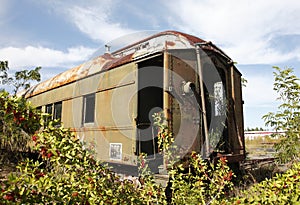 Abandoned train car in Florida