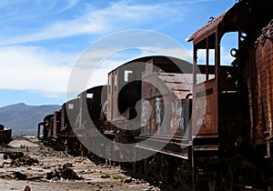 Abandoned Train Cars