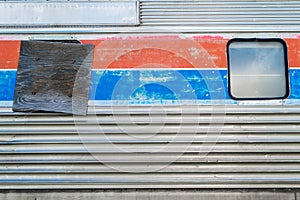 Abandoned train graveyard old amtrak passenger