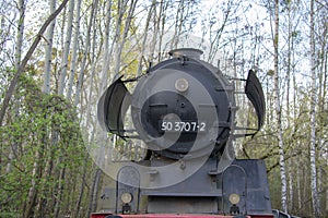 Abandoned train in Nature park Schoneberger Sudgelande in Schoneberg Berlin Germany