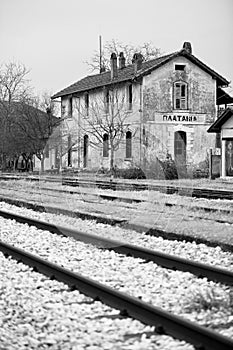 Abandoned train station