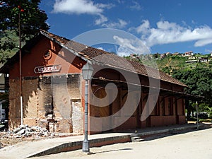 Abandoned train station
