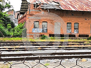 Abandoned train station in Mexico