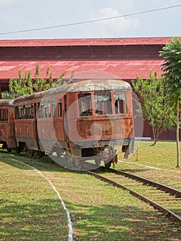 Abandoned Train wagon in Porto Velho, Brasil