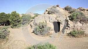 Abandoned troglodyte cave dwellings - Guadix