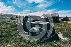 Abandoned truck in Bodie ghost town