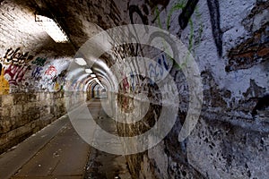 Abandoned tunnel photo