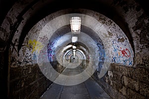 Abandoned tunnel photo