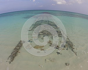 Abandoned Underwater Dock