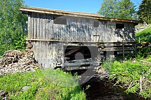 Abandoned Utanheds mill in Dalarna