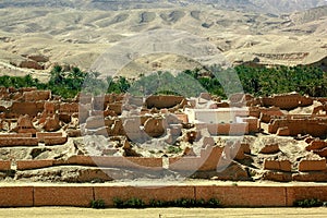 Abandoned vilage in Africa