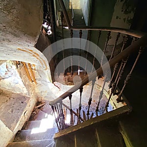 Abandoned Villa Becker in Turin city, Italy. Art, architecture and splendour photo