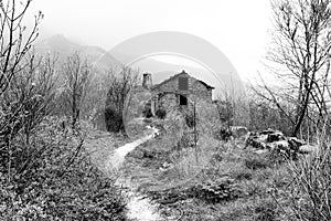 The abandoned village of Castiglioncello, Italy