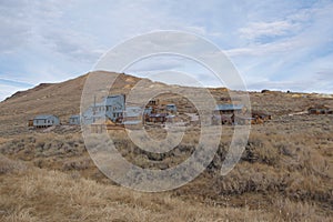 Abandoned village in the mountain.