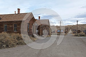 Abandoned village in the mountain.