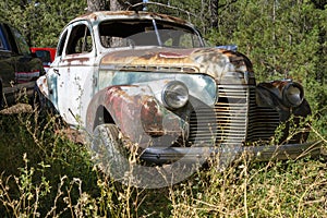Abandoned Vintage Automobile