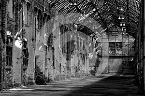 Abandoned warehouse in East Germany