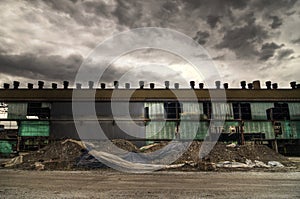 Abandoned Warehouse Facade