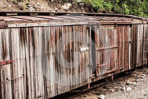 Abandoned, Weathered Boxcar