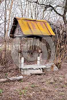 An abandoned well in a village