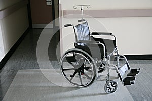 Abandoned wheelchair